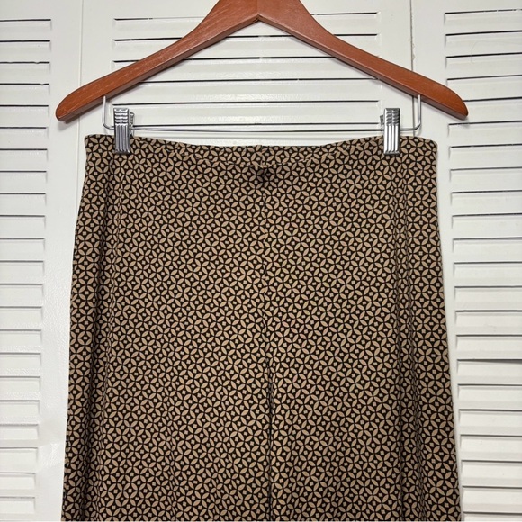 J. Jill Pants Womens Black/Brown Geometric Print Straight Leg Slinky Size S - Picture 2 of 7